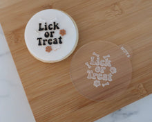 Load image into Gallery viewer, Lick or Treat Cookie &amp; Cupcake Embosser - Made in the UK with Love  from House of Toot Sweet - Just £6.50! Shop now at House of Toot Sweet
