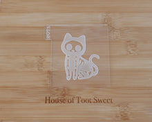 Load image into Gallery viewer, Skeleton Cat Cookie Embosser / Cutter - Made in the UK with Love  from House of Toot Sweet - Just £6! Shop now at House of Toot Sweet
