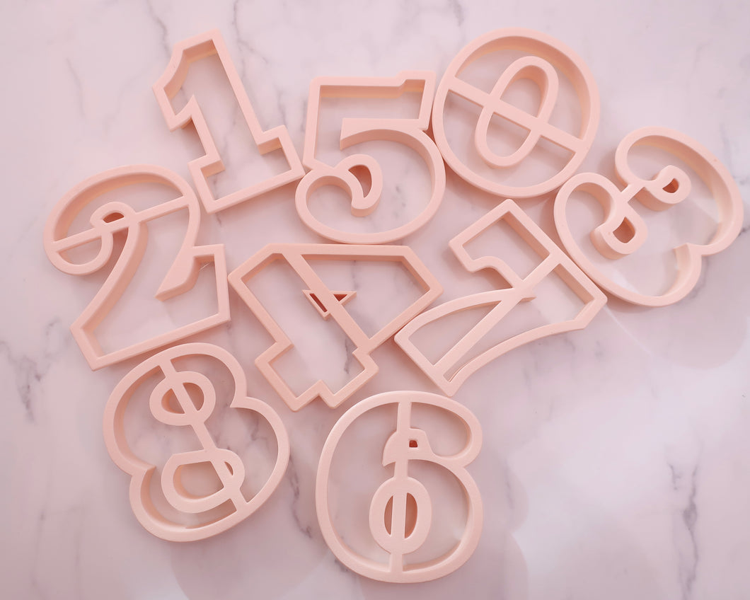 Number Cookie Cutter - Made in the UK with Love  from House of Toot Sweet - Just £6.50! Shop now at House of Toot Sweet