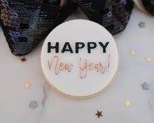 Load image into Gallery viewer, Bold Happy New Year Fondant Cookie Embosser - Made in the UK with Love  from House of Toot Sweet - Just £6.50! Shop now at House of Toot Sweet
