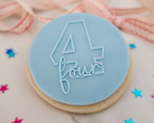 Load image into Gallery viewer, Double Ages Fondant Cookie Embosser - Made in the UK with Love  from House of Toot Sweet - Just £6.50! Shop now at House of Toot Sweet
