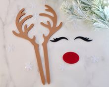 Load image into Gallery viewer, Rudolph Reindeer Antler Set Cake Topper - Made in the UK with Love  from House of Toot Sweet - Just £10! Shop now at House of Toot Sweet
