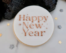 Load image into Gallery viewer, Retro Happy New Year Fondant Cookie Embosser - Made in the UK with Love  from House of Toot Sweet - Just £6.50! Shop now at House of Toot Sweet
