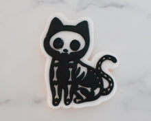 Load image into Gallery viewer, Skeleton Cat Cookie Embosser / Cutter - Made in the UK with Love  from House of Toot Sweet - Just £6! Shop now at House of Toot Sweet
