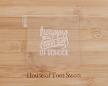 Load image into Gallery viewer, Happy First Day of School Embosser - Made in the UK with Love  from House of Toot Sweet - Just £6.50! Shop now at House of Toot Sweet
