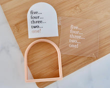 Load image into Gallery viewer, Countdown Cookie Cutter / Embosser - Made in the UK with Love  from House of Toot Sweet - Just £6! Shop now at House of Toot Sweet
