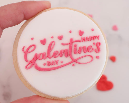 Happy Galentine's Day Fondant Embosser - Made in the UK with Love  from House of Toot Sweet - Just £6.50! Shop now at House of Toot Sweet