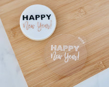 Load image into Gallery viewer, Bold Happy New Year Fondant Cookie Embosser - Made in the UK with Love  from House of Toot Sweet - Just £6.50! Shop now at House of Toot Sweet
