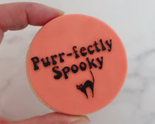 Load image into Gallery viewer, Purrfectly Spooky Cookie &amp; Cupcake Embosser - Made in the UK with Love  from House of Toot Sweet - Just £6.50! Shop now at House of Toot Sweet
