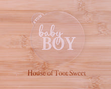 Load image into Gallery viewer, Baby Boy Fondant Cookie Embosser - Made in the UK with Love  from House of Toot Sweet - Just £6.50! Shop now at House of Toot Sweet
