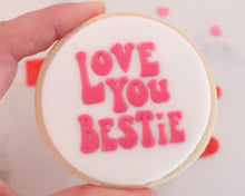 Load image into Gallery viewer, Love You Bestie Fondant Embosser - Made in the UK with Love  from House of Toot Sweet - Just £6.50! Shop now at House of Toot Sweet
