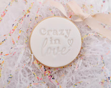 Load image into Gallery viewer, Crazy In Love Fondant Cookie Stamp - Made in the UK with Love  from House of Toot Sweet - Just £5! Shop now at House of Toot Sweet
