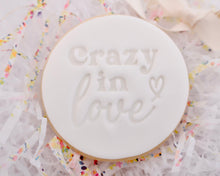 Load image into Gallery viewer, Crazy In Love Fondant Cookie Stamp - Made in the UK with Love  from House of Toot Sweet - Just £5! Shop now at House of Toot Sweet
