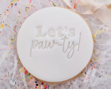 Load image into Gallery viewer, Let&#39;s Paw-ty! Fondant Cookie Stamp - Made in the UK with Love  from House of Toot Sweet - Just £5! Shop now at House of Toot Sweet
