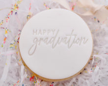 Load image into Gallery viewer, Happy Graduation Fondant Cookie Stamp - Made in the UK with Love  from House of Toot Sweet - Just £5! Shop now at House of Toot Sweet
