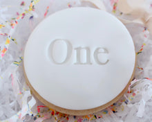 Load image into Gallery viewer, Classic Font Birthday Age 1-10 Fondant Cookie Stamp - Made in the UK with Love  from House of Toot Sweet - Just £5! Shop now at House of Toot Sweet
