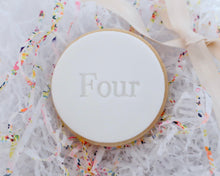 Load image into Gallery viewer, Classic Font Birthday Age 1-10 Fondant Cookie Stamp - Made in the UK with Love  from House of Toot Sweet - Just £5! Shop now at House of Toot Sweet
