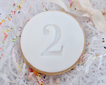 Load image into Gallery viewer, Classic Font Birthday Number Age 1-10 Fondant Cookie Stamp - Made in the UK with Love  from House of Toot Sweet - Just £5! Shop now at House of Toot Sweet
