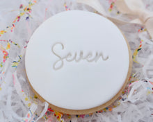 Load image into Gallery viewer, Handwritten Font Birthday Age 1-10 Fondant Cookie Stamp - Made in the UK with Love  from House of Toot Sweet - Just £5! Shop now at House of Toot Sweet
