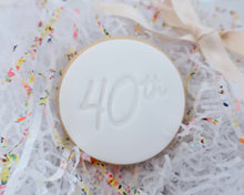 Load image into Gallery viewer, Handwritten Font Birthday Milestones Fondant Cookie Stamp - Made in the UK with Love  from House of Toot Sweet - Just £5! Shop now at House of Toot Sweet
