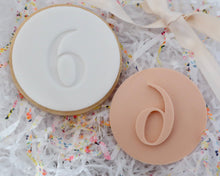 Load image into Gallery viewer, Classic Font Birthday Number Age 1-10 Fondant Cookie Stamp - Made in the UK with Love  from House of Toot Sweet - Just £5! Shop now at House of Toot Sweet
