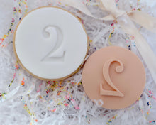 Load image into Gallery viewer, Classic Font Birthday Number Age 1-10 Fondant Cookie Stamp - Made in the UK with Love  from House of Toot Sweet - Just £5! Shop now at House of Toot Sweet
