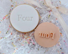 Load image into Gallery viewer, Classic Font Birthday Age 1-10 Fondant Cookie Stamp - Made in the UK with Love  from House of Toot Sweet - Just £5! Shop now at House of Toot Sweet
