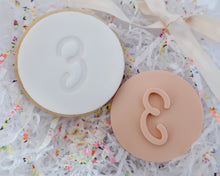 Load image into Gallery viewer, Handwritten Font Birthday Number Age 1-10 Fondant Cookie Stamp - Made in the UK with Love  from House of Toot Sweet - Just £5! Shop now at House of Toot Sweet
