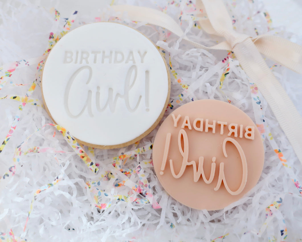 Birthday Girl Fondant Cookie Stamp - Made in the UK with Love  from House of Toot Sweet - Just £5! Shop now at House of Toot Sweet