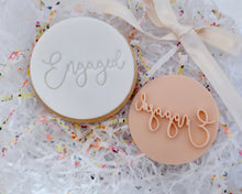 Load image into Gallery viewer, Engaged Fondant Cookie Stamp - Made in the UK with Love  from House of Toot Sweet - Just £5! Shop now at House of Toot Sweet
