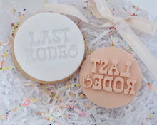 Load image into Gallery viewer, Last Rodeo Fondant Cookie Stamp - Made in the UK with Love  from House of Toot Sweet - Just £5! Shop now at House of Toot Sweet
