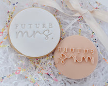 Load image into Gallery viewer, Future Mrs Fondant Cookie Stamp - Made in the UK with Love  from House of Toot Sweet - Just £5! Shop now at House of Toot Sweet
