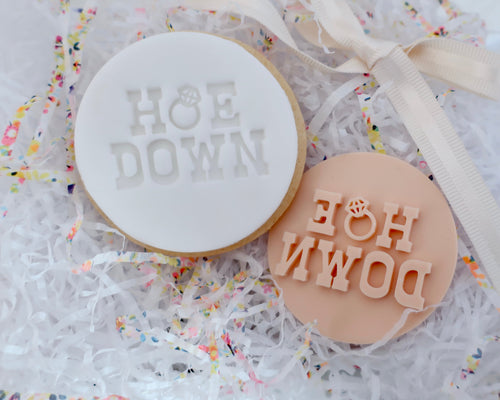 Hoe Down Fondant Cookie Stamp - Made in the UK with Love  from House of Toot Sweet - Just £5! Shop now at House of Toot Sweet