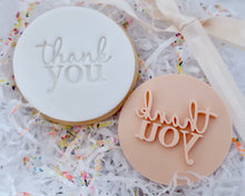 Load image into Gallery viewer, Thank You Fondant Cookie Stamp - Made in the UK with Love  from House of Toot Sweet - Just £5! Shop now at House of Toot Sweet
