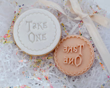 Load image into Gallery viewer, Take One Fondant Cookie Stamp - Made in the UK with Love  from House of Toot Sweet - Just £5! Shop now at House of Toot Sweet
