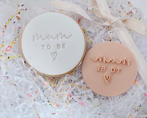 Mum To Be Fondant Cookie Stamp - Made in the UK with Love  from House of Toot Sweet - Just £5! Shop now at House of Toot Sweet