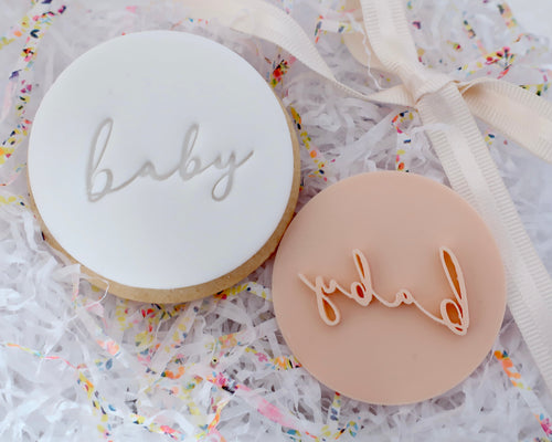 Baby Version 2 Fondant Cookie Stamp - Made in the UK with Love  from House of Toot Sweet - Just £5! Shop now at House of Toot Sweet