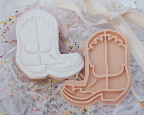 Cowboy Boot Fondant Stamp / Cutter - Made in the UK with Love  from House of Toot Sweet - Just £5! Shop now at House of Toot Sweet