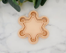 Load image into Gallery viewer, Sheriffs Badge Fondant Stamp / Cutter - Made in the UK with Love  from House of Toot Sweet - Just £6! Shop now at House of Toot Sweet
