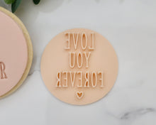 Load image into Gallery viewer, Love You Forever Fondant Cookie  Stamp - Made in the UK with Love  from House of Toot Sweet - Just £5! Shop now at House of Toot Sweet
