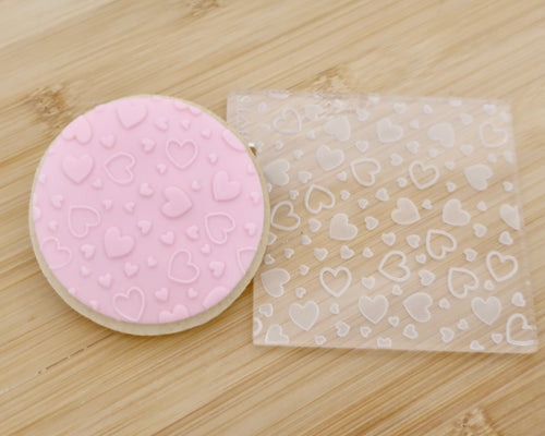 Hearts Pattern Texture Embosser - Made in the UK with Love  from House of Toot Sweet - Just £7! Shop now at House of Toot Sweet