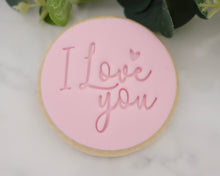 Load image into Gallery viewer, I Love You Fondant Cookie Stamp - Made in the UK with Love  from House of Toot Sweet - Just £5! Shop now at House of Toot Sweet
