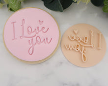 Load image into Gallery viewer, I Love You Fondant Cookie Stamp - Made in the UK with Love  from House of Toot Sweet - Just £5! Shop now at House of Toot Sweet
