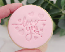 Load image into Gallery viewer, Love You Hearts Fondant Cookie Stamp - Made in the UK with Love  from House of Toot Sweet - Just £5! Shop now at House of Toot Sweet
