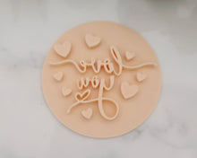 Load image into Gallery viewer, Love You Hearts Fondant Cookie Stamp - Made in the UK with Love  from House of Toot Sweet - Just £5! Shop now at House of Toot Sweet
