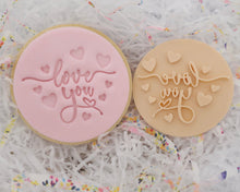 Load image into Gallery viewer, Love You Hearts Fondant Cookie Stamp - Made in the UK with Love  from House of Toot Sweet - Just £5! Shop now at House of Toot Sweet
