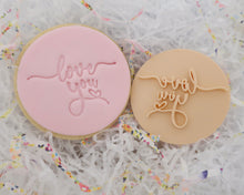 Load image into Gallery viewer, Love You Fondant Cookie Stamp - Made in the UK with Love  from House of Toot Sweet - Just £5! Shop now at House of Toot Sweet
