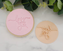 Load image into Gallery viewer, Love You Fondant Cookie Stamp - Made in the UK with Love  from House of Toot Sweet - Just £5! Shop now at House of Toot Sweet
