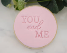 Load image into Gallery viewer, You And Me Fondant Cookie Stamp - Made in the UK with Love  from House of Toot Sweet - Just £5! Shop now at House of Toot Sweet
