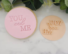 Load image into Gallery viewer, You And Me Fondant Cookie Stamp - Made in the UK with Love  from House of Toot Sweet - Just £5! Shop now at House of Toot Sweet
